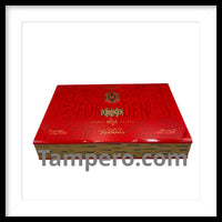 Load image into Gallery viewer, Close-up of Arturo Fuente Opus X Forbidden X El Trece Magistral cigar at Tampero Cigars in historic Ybor City Tampa
