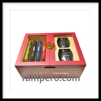 Load image into Gallery viewer, cohiba weller humidor gift set 
