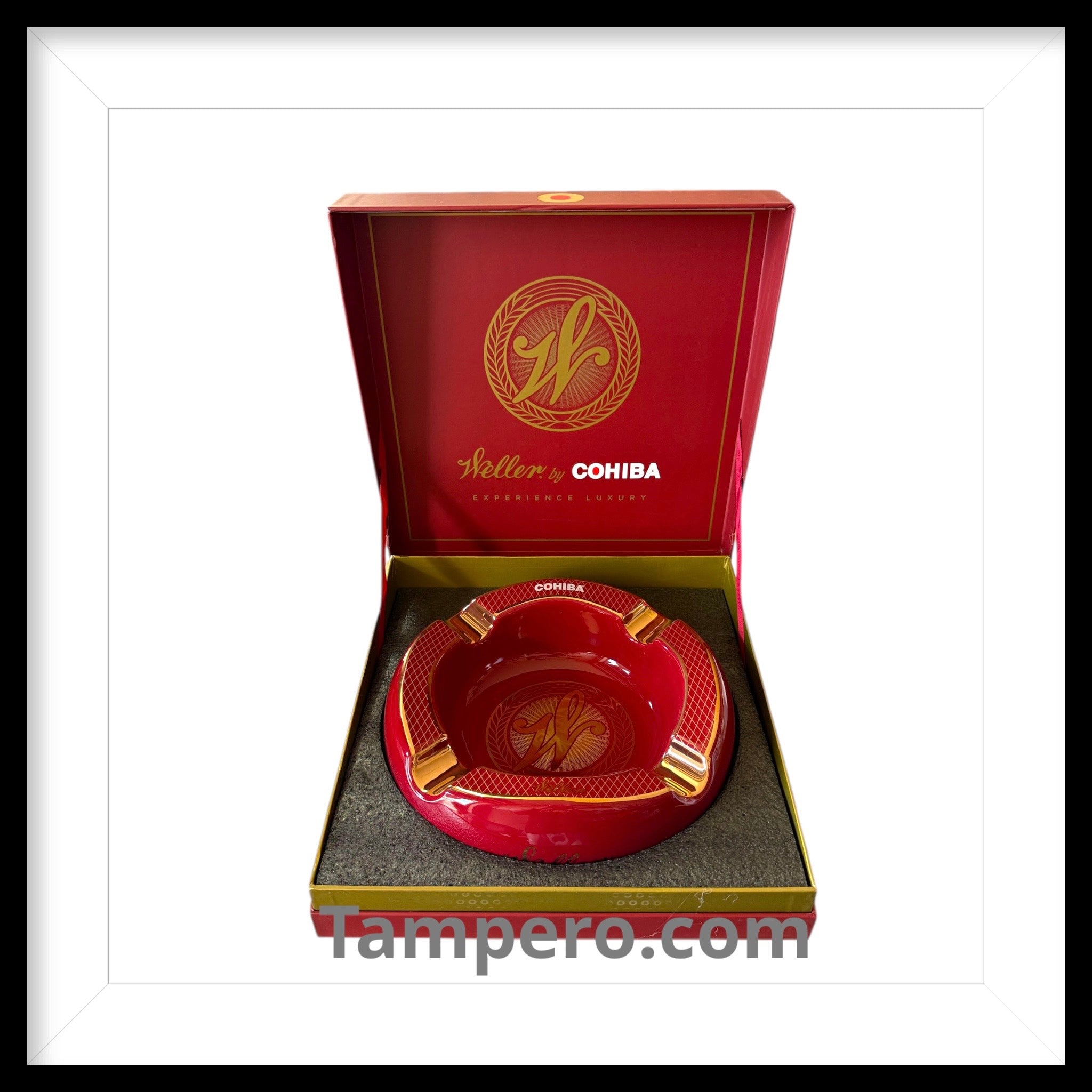 イタリア製　手描きの鉢カバー（SELECTED by NBC） Cohiba Weller Ashtray Red 2025 | TAMPERO CIGARS