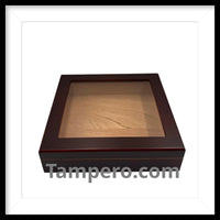 Load image into Gallery viewer, Chateau Glasstop Cherry Humidor
