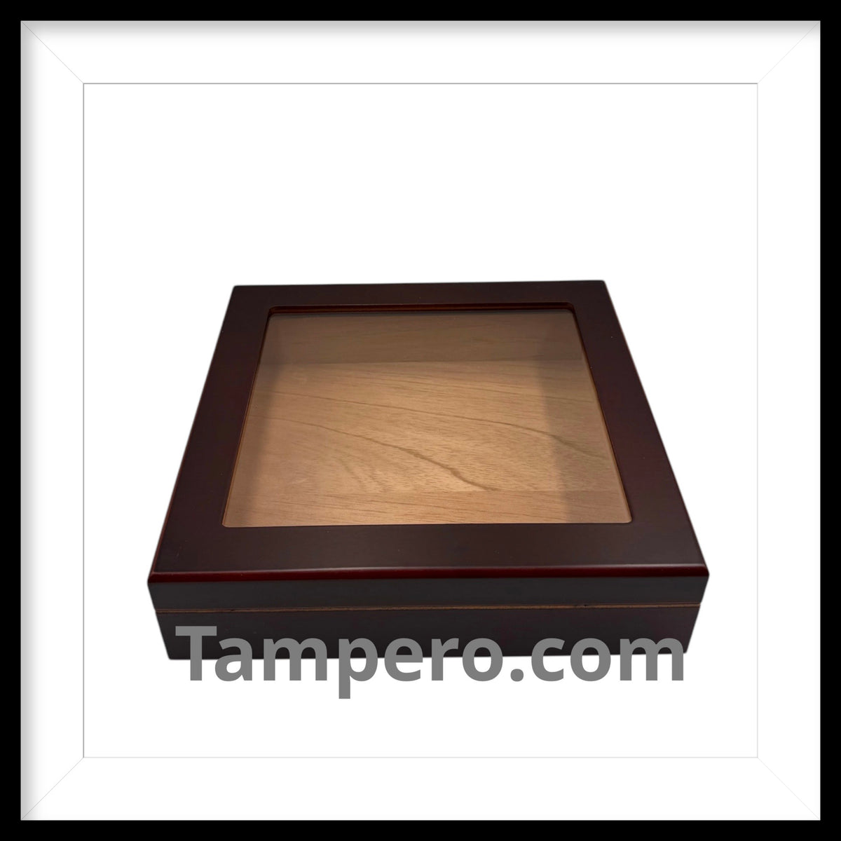 Chateau Glasstop Cherry Humidor