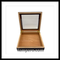 Load image into Gallery viewer, Chateau Glasstop Cherry Humidor
