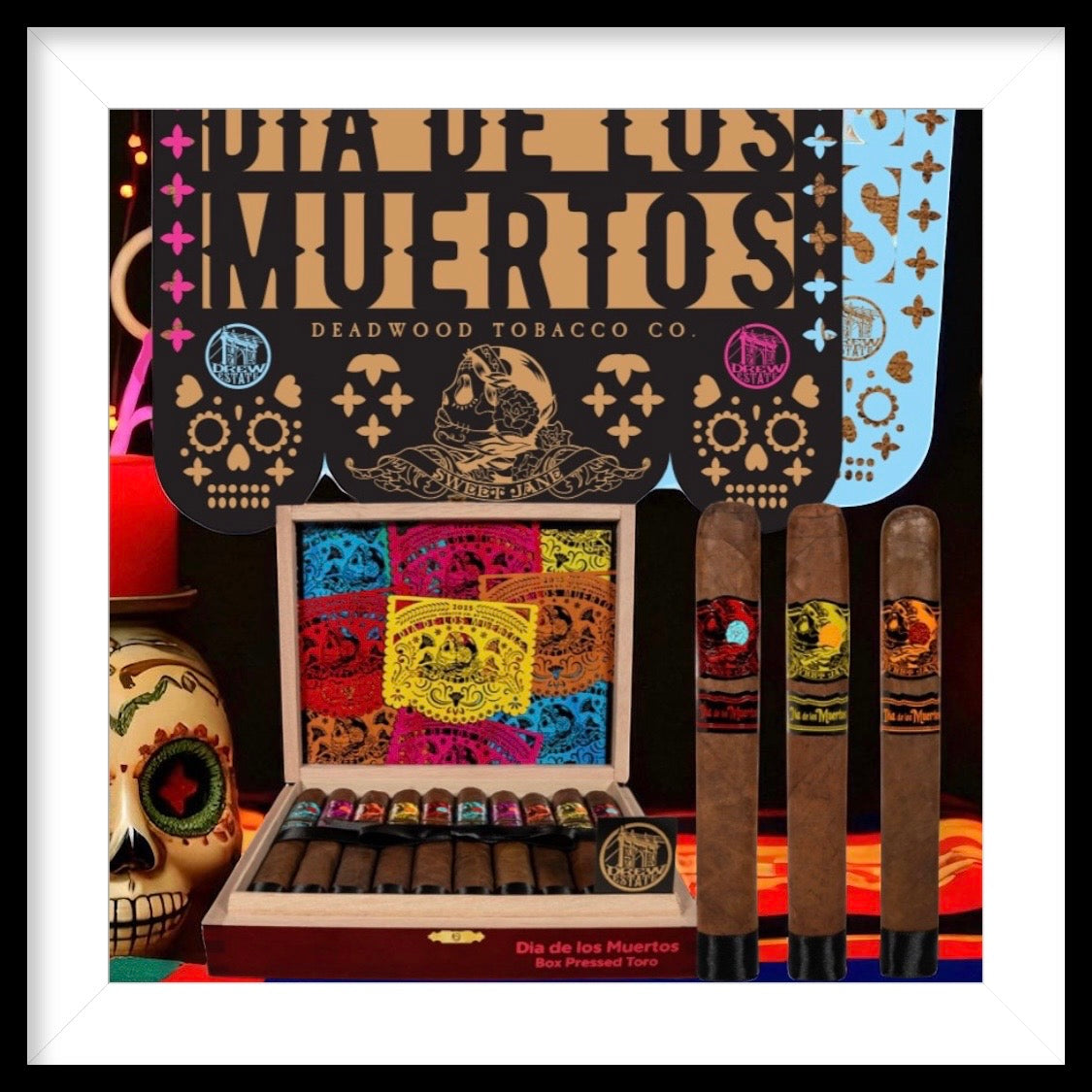 deadwood tobacco dia de los muertos Sweet Jane 2025 BOX Deadwood Dia De Los Muertos