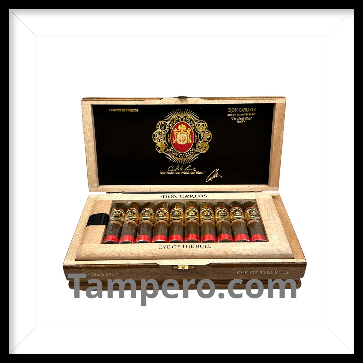 Arturo Fuente Don Carlos  Edicion Aniversario The Man's 80Th Eye of The Bull