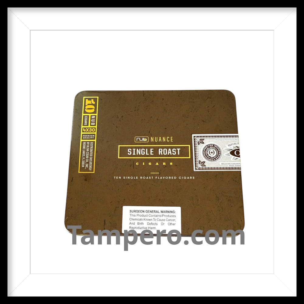 nub nuance single roast cigarrillo tins 