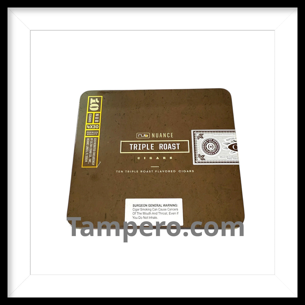 nub nuance triple roast cigarrillo tins 