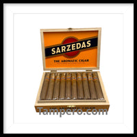 Load image into Gallery viewer, Sarzedas Robusto cigar close up Ecuadorian Shade wrapper smooth creamy premium cigar Tampa
