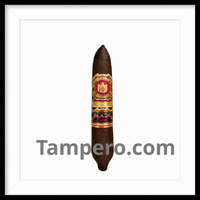 Load image into Gallery viewer, Arturo Fuente Black Pink Work of Art Perfecto cigar with dark Connecticut Habano wrapper and gold and pink bands
