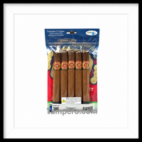 Load image into Gallery viewer, Back view of Arturo Fuente Double Chateau Sun Grown travel bag containing 5 premium handmade Dominican cigars

