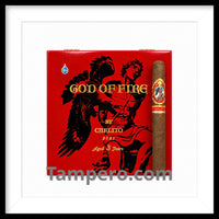 Load image into Gallery viewer, God of Fire by Carlito Churchill premium cigar box by Prometheus
