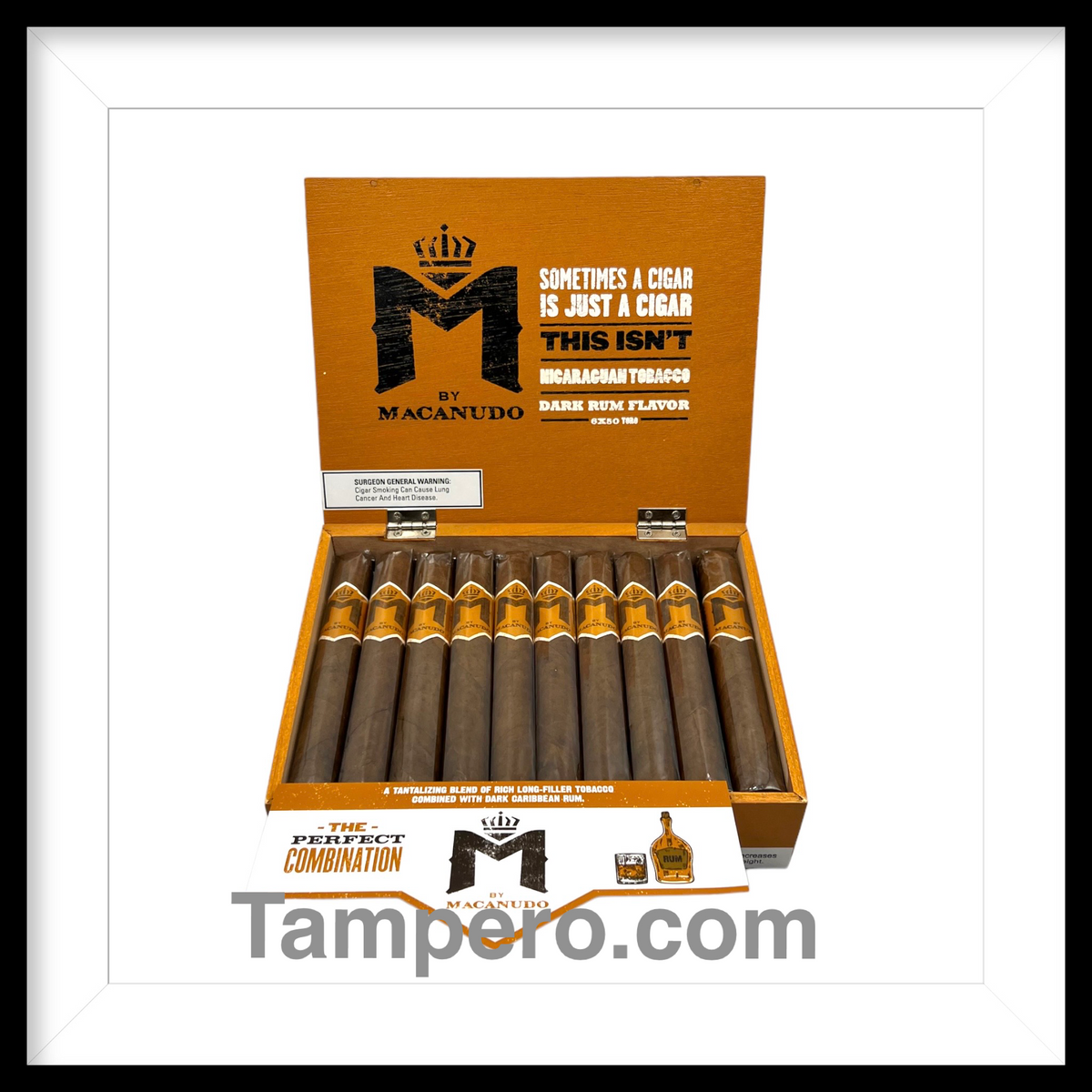 m by macanudo dark rum flavor 